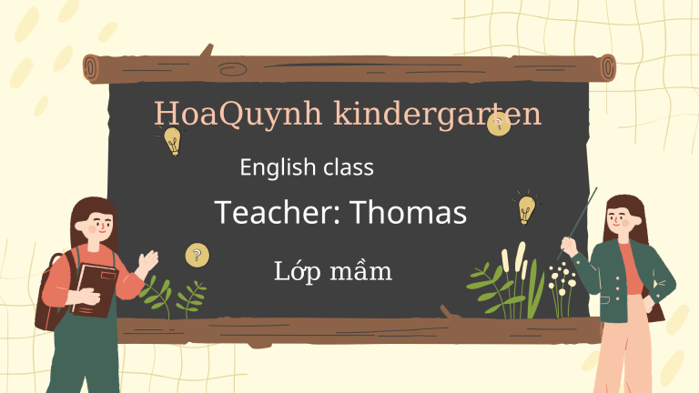 Lớp mầmEnglish class
